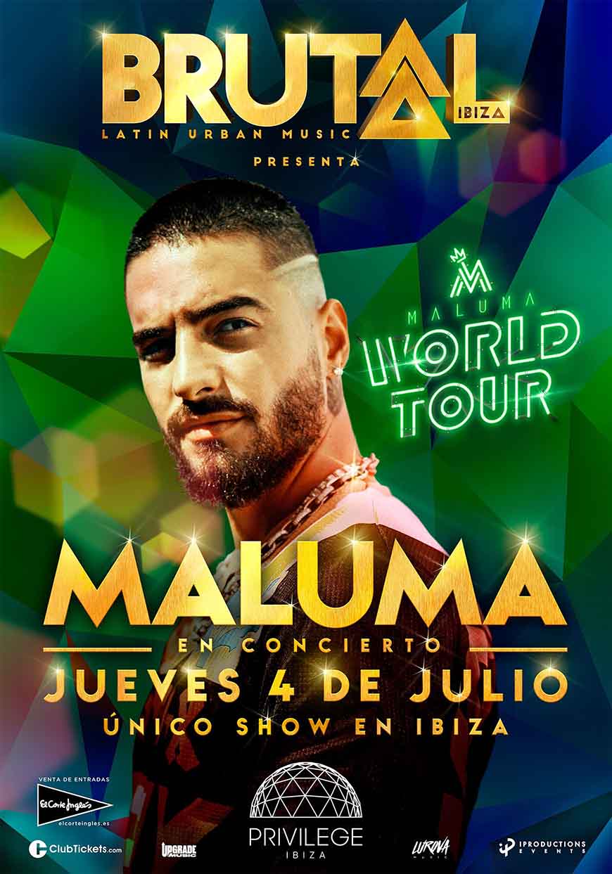 Maluma Concert at Privilege Ibiza